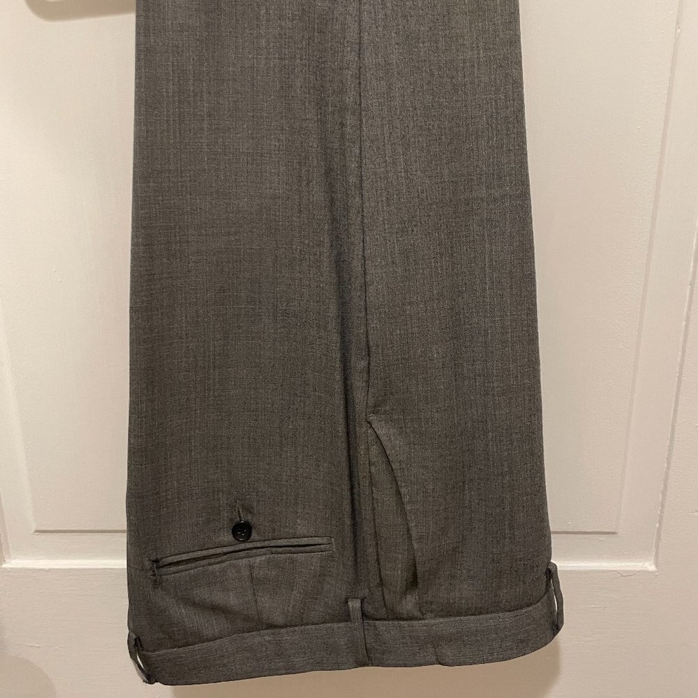 J  Crew men's dark grey pants office attire 33x32